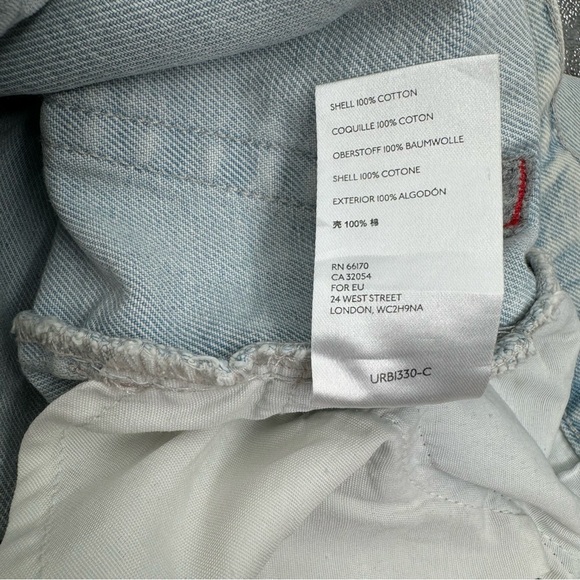 BDG Urban Outfitters High-Rise Baggy Jeans Bleached Light Wash 90’s Skater 28 - Picture 15 of 15